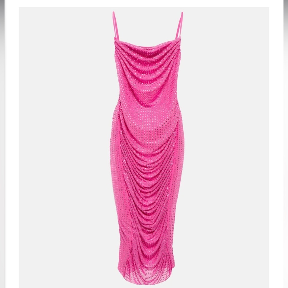 Self-Portrait Embellished midi dress